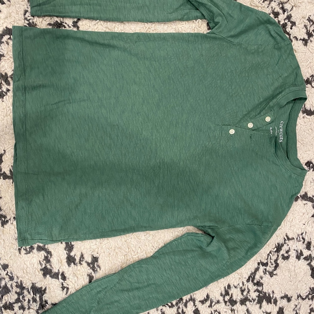 Crewcuts long sleeve shirt green